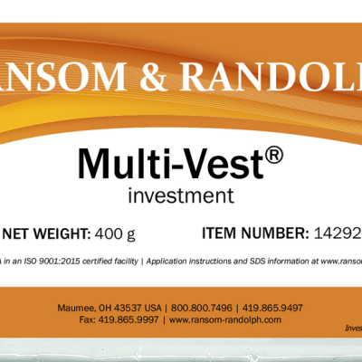 [Ransom & Randolph] Multi-Vest® investment - 400g pouch