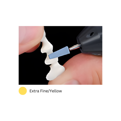 [B&D] Diamond Stones for Zirconia or AllCeramics| Extra Fine Yellow, Gold shank