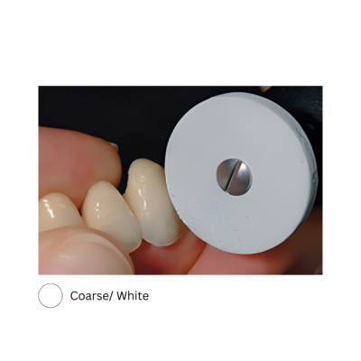 [B&D] Silicon Rubber Wheels , Points & Burs For Polish Ceramics| Coarse White