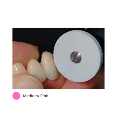 [B&D] Silicon Rubber Wheels , Points & Burs For Polish Ceramics| Medium Pink