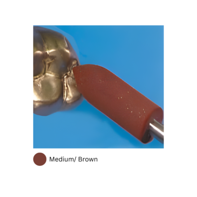 [B&D] Rubber Wheels , Points & Burs For Polish Metal or Alloy| Medium Brown