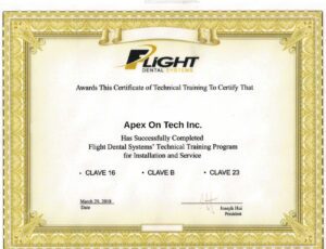Flight-Dental-Technical-Training-Certificate