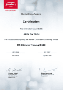 Renfert-MT3-Service-Training
